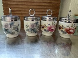 Egg Coddler Royal Worcester (1-Ei), 4 Stück, Porzellan