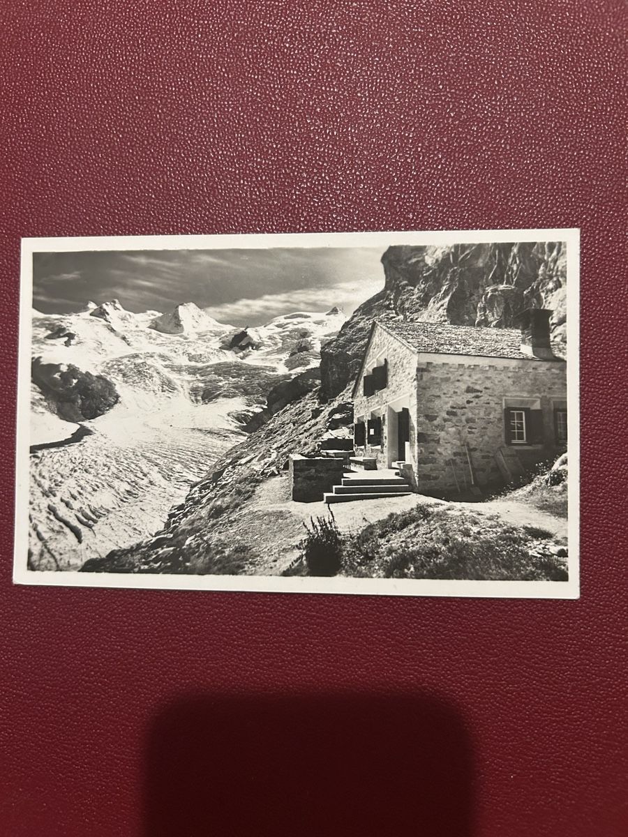 Ansichtskarten: Coaz-Hütte 1953 – Gebraucht aus Breganzona von Milesbo