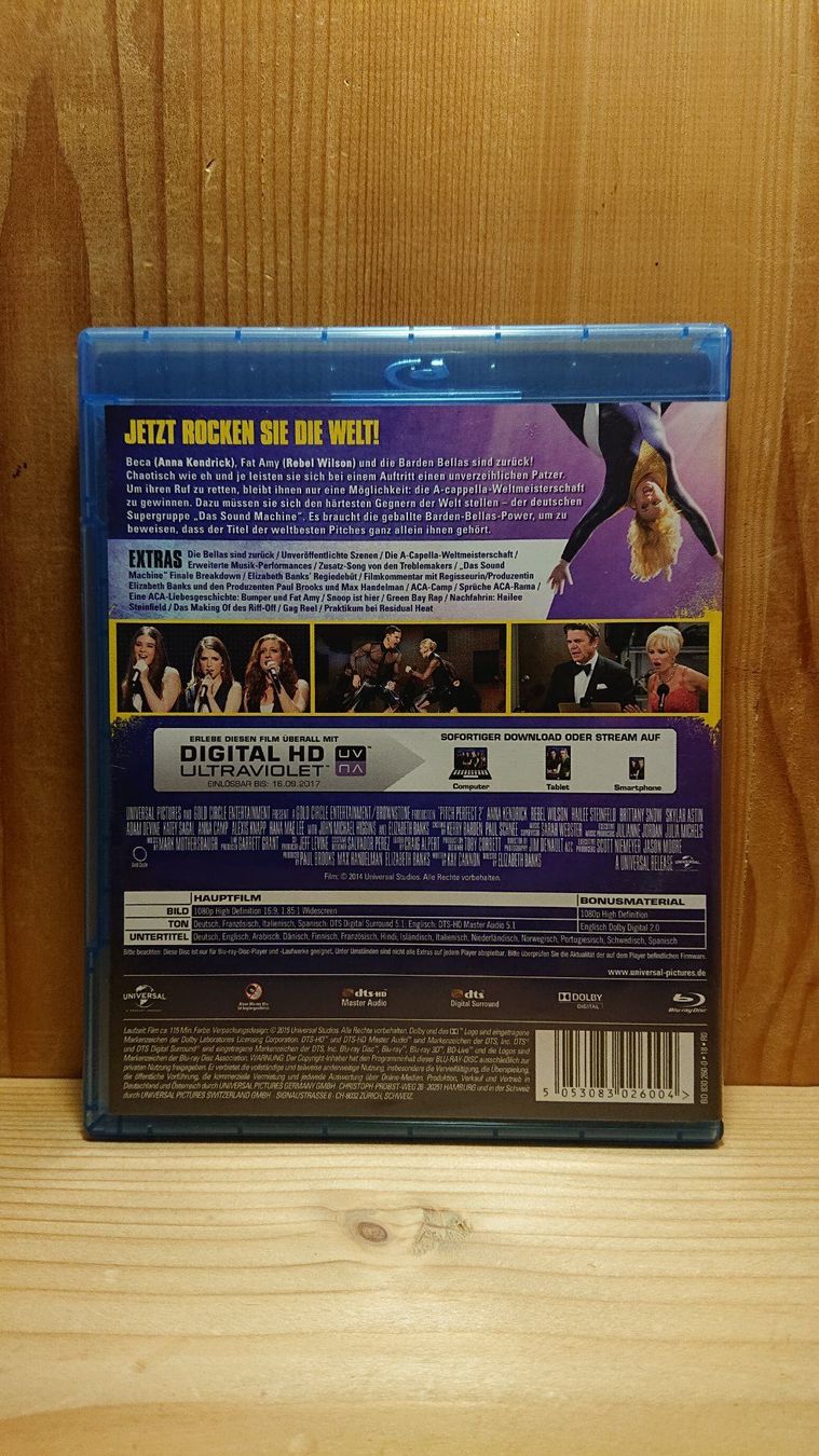 Alle DVDs: PITCH PERFECT 1 und 2 auf Blu-Ray – Gebraucht aus Wilderswil von Exebub 4