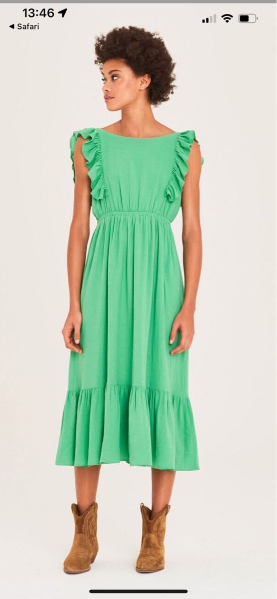 Ba&Sh Kleider: Robe longue BA&SH, taille 1, vert – Gebraucht aus Hauterive NE von Lipal 6