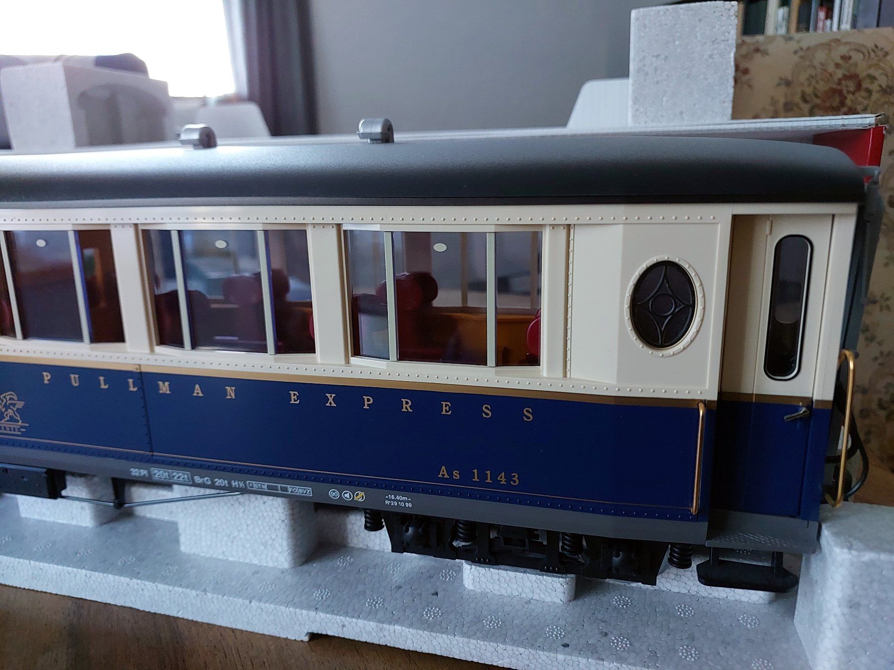 LGB Modellini di ferrovie: LGB - RhB Salonwagen As 1143 Alpine Classic Pullman Express – Usato da Schönenwerd venduto da Steidi 4