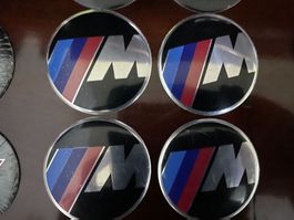 4x Caches-moyeu jantes roues MOTORSPORT /// BMW M-POWER ///