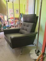 MCM Chef Sessel Black Leather