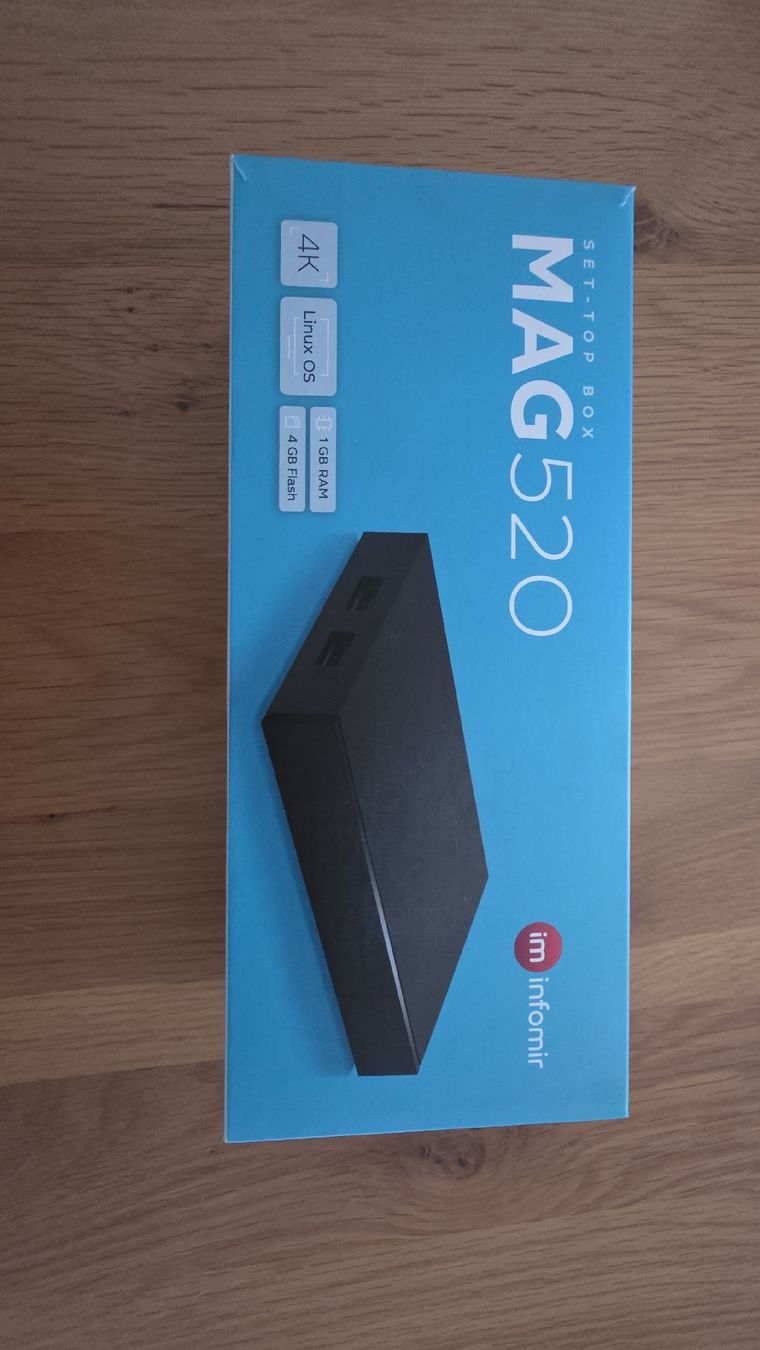 MAG 520 4K UHD IPTV Box - Neuwertig und Originalverpackt! (Gebraucht ...