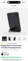 Magnetische Powerbank A-DAR mit Überhitzungsschutz Black