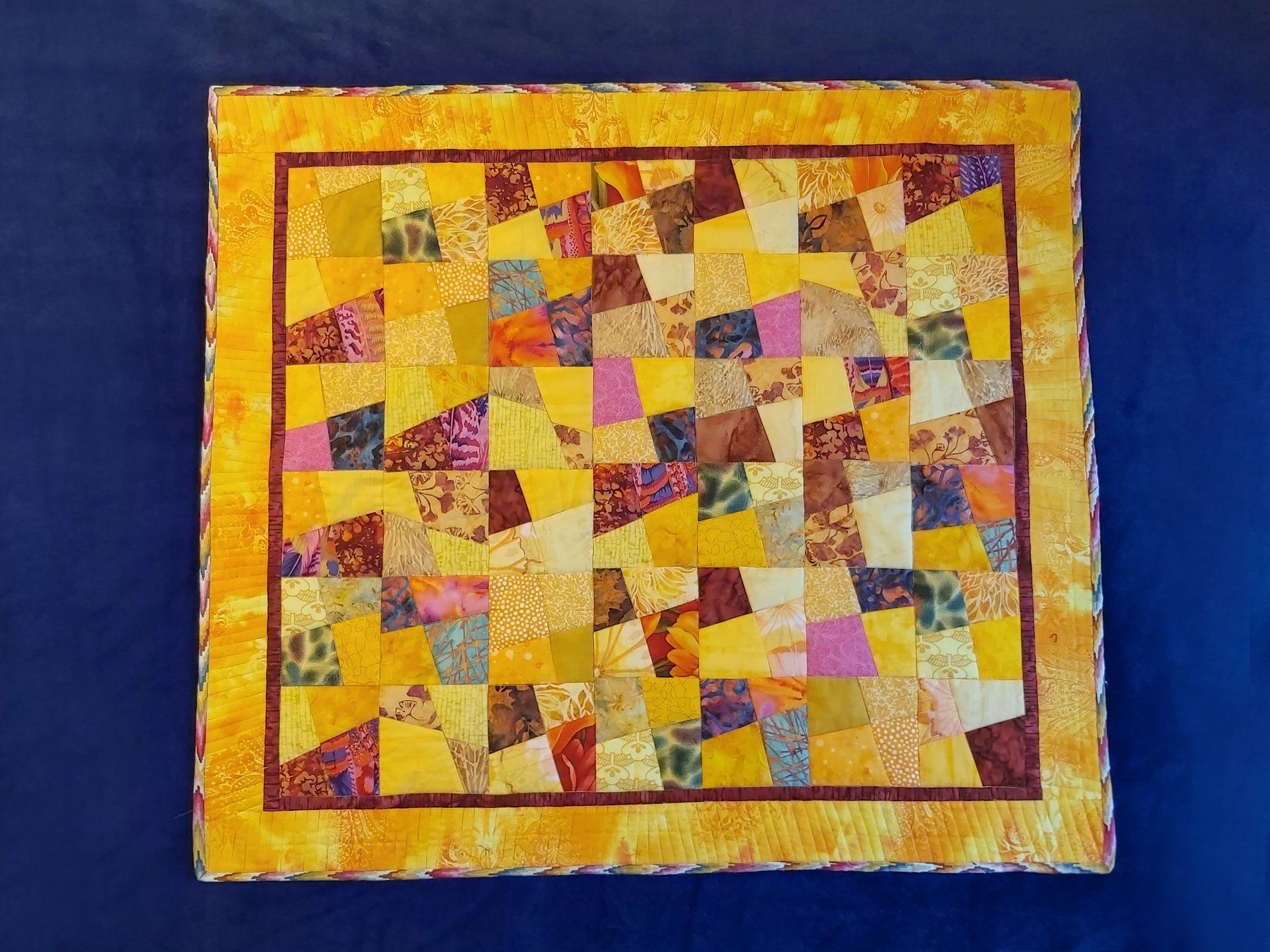 Toutes les décorations: Patchwork Quilt "Lebenskraft" Unikat 97 x 86 cm – Neuf (Voir description) à Wetzikon ZH par Meltingpot29