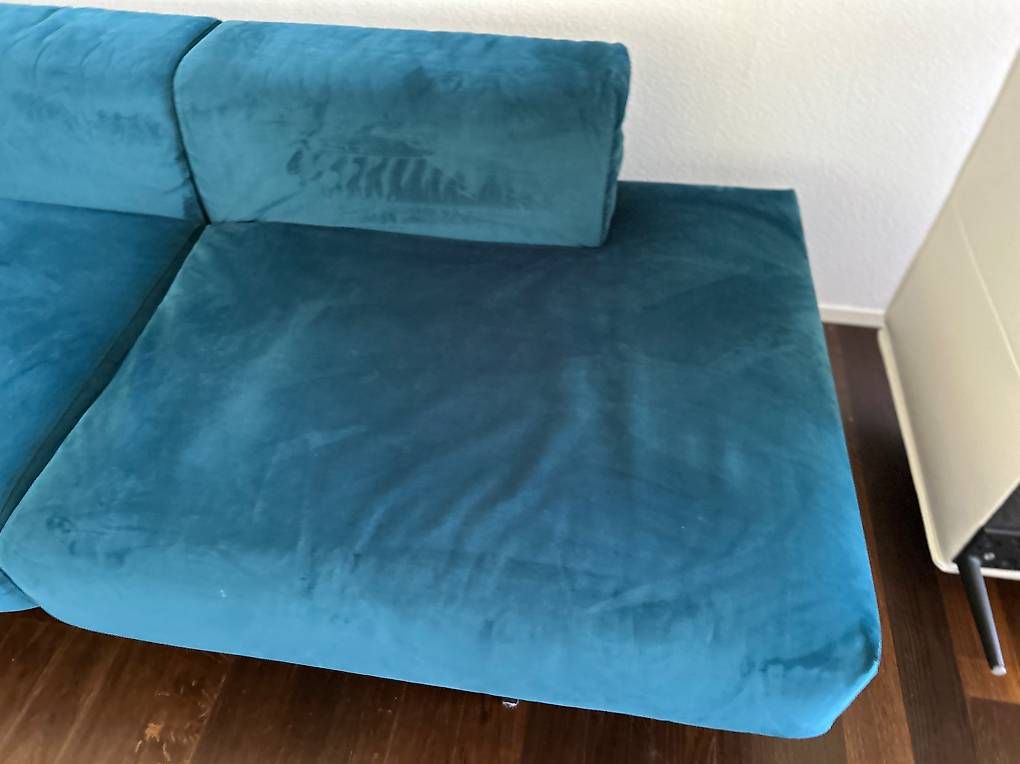Divani: 3er Sofa Kartell Largo Grün Samt – Usato da Baden venduto da and_t8bc 2