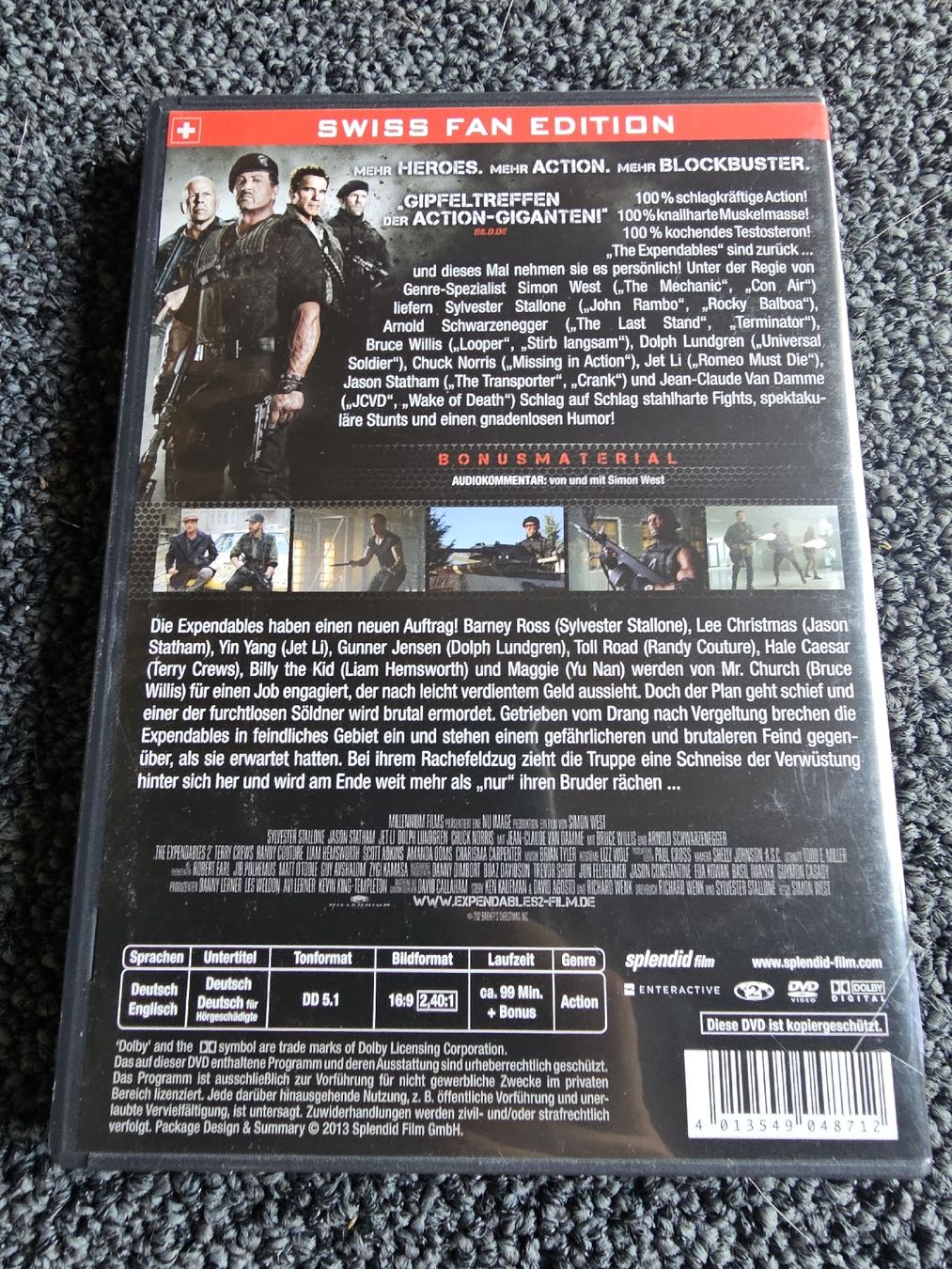 Tutti i DVDs: The Expendables 2 (23086) – Usato da Ruswil venduto da jan_bxl5 1