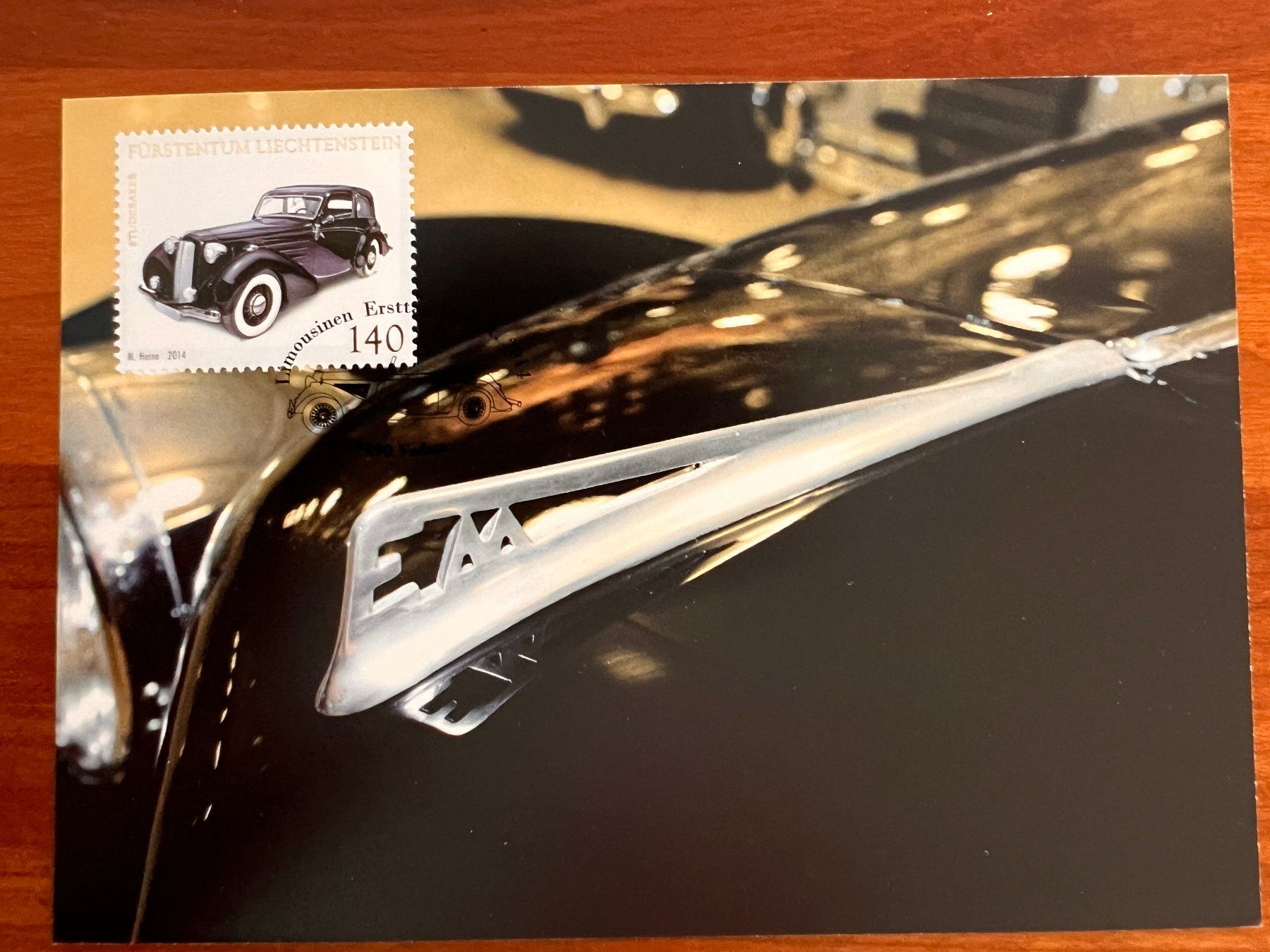 Tous les timbres: Maximumkarte Liechtenstein Studebaker 2014 (P294) – D'occasion à Hinwil par Sidi4