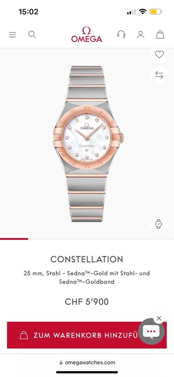 Omega Orologi: Omega Constellation Stahl & Gold – Usato da Zürich venduto da H.B.26 8