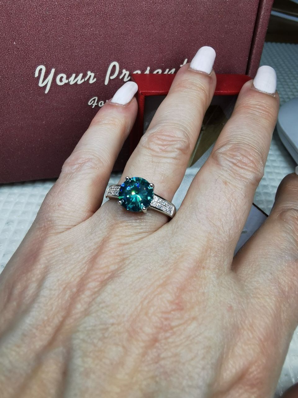 Anelli: Bague avec zircons – Nuovo e nell'imballaggio originale da Reconvilier venduto da Tsma67 4