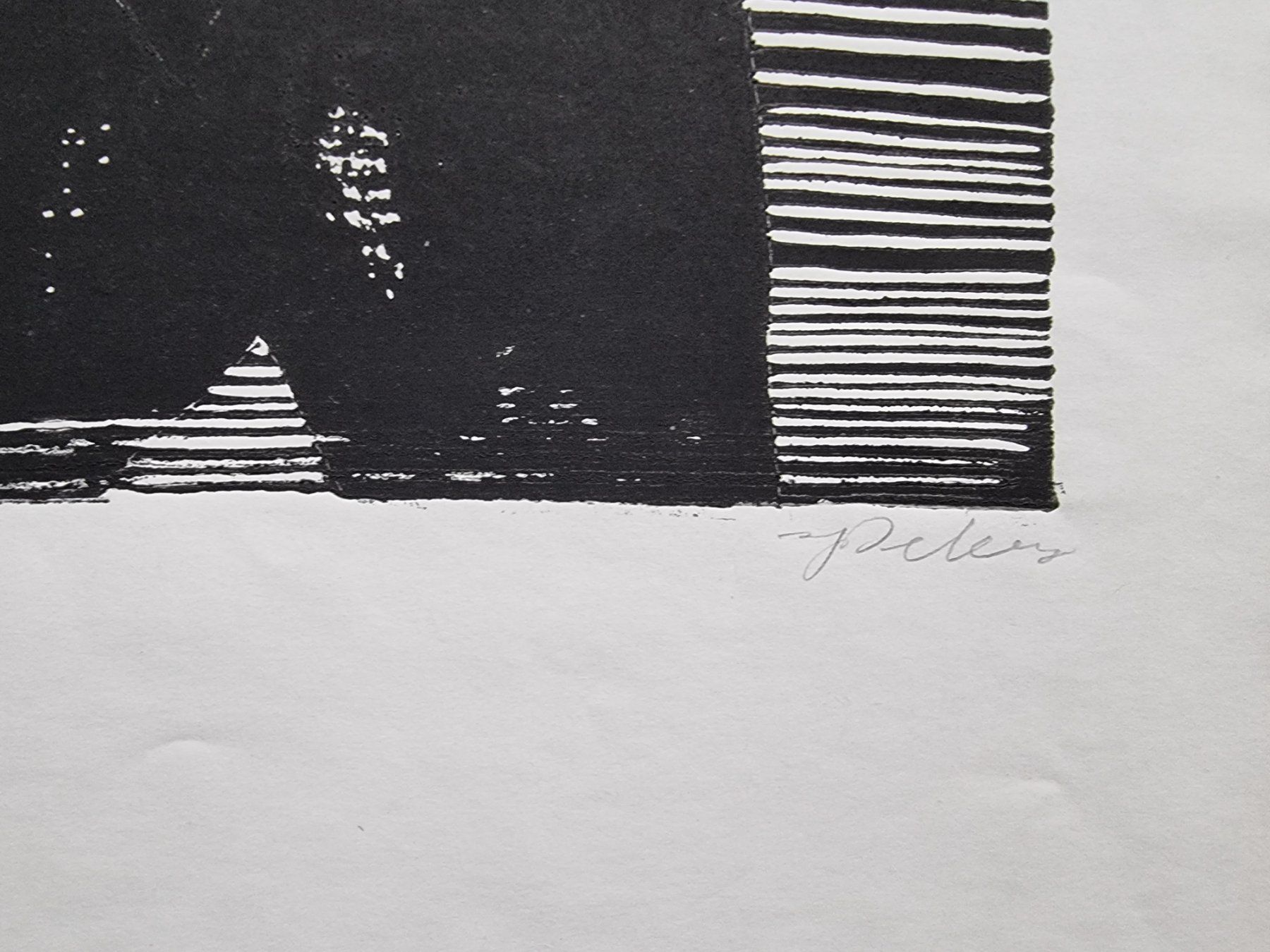 Xilografie: HOLZSCHNITT UNLESERLICH SIGNIERT NUMMERIERT – Usato da Gersau venduto da grafik-kunst 3