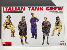 Italienische Panzerbesatzung WW II, Bausatz von Miniart 1/35