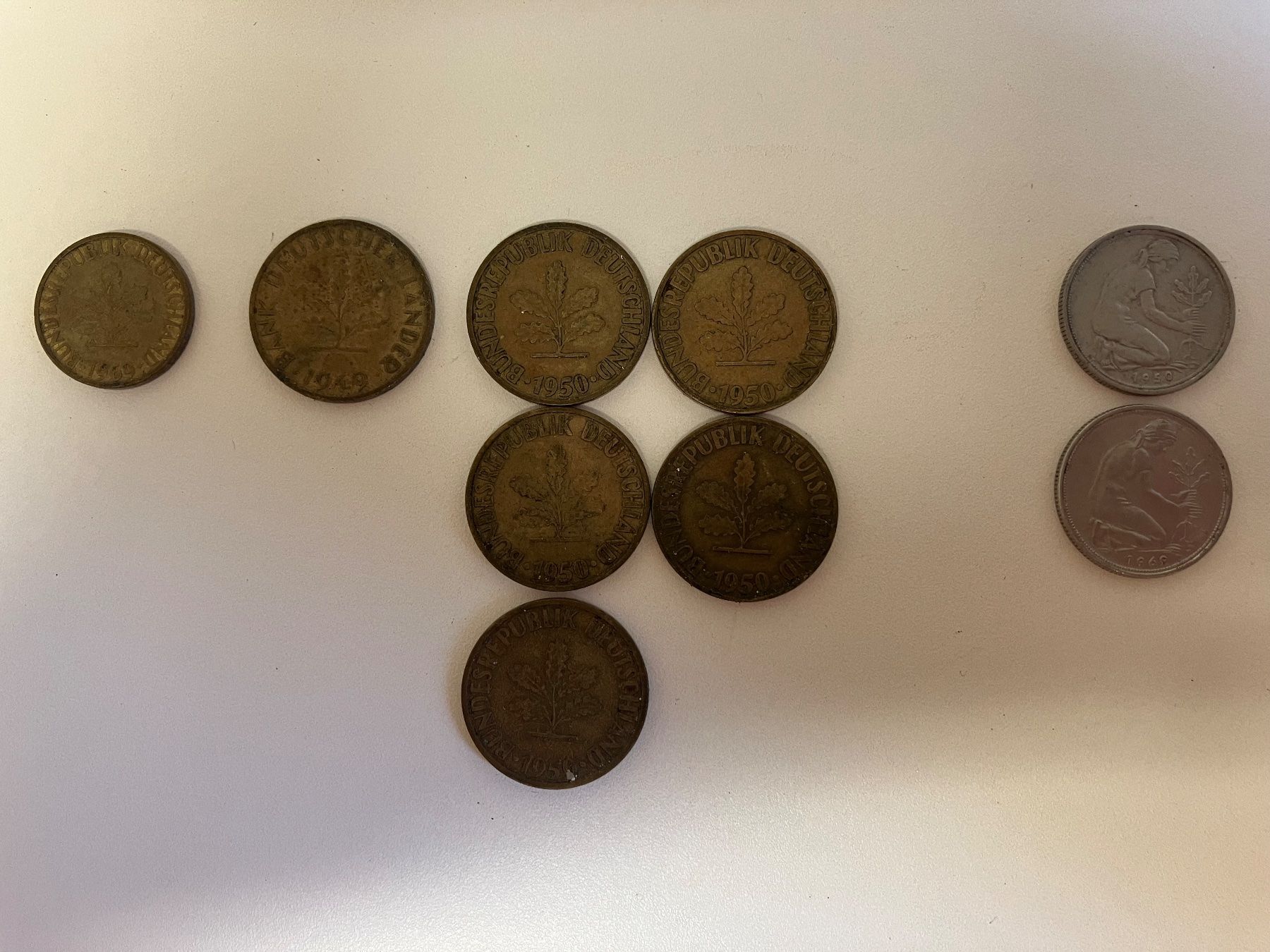 Alle Münzen: Deutschland Lot Pfennig – Gebraucht aus Schaffhausen von Simmel80