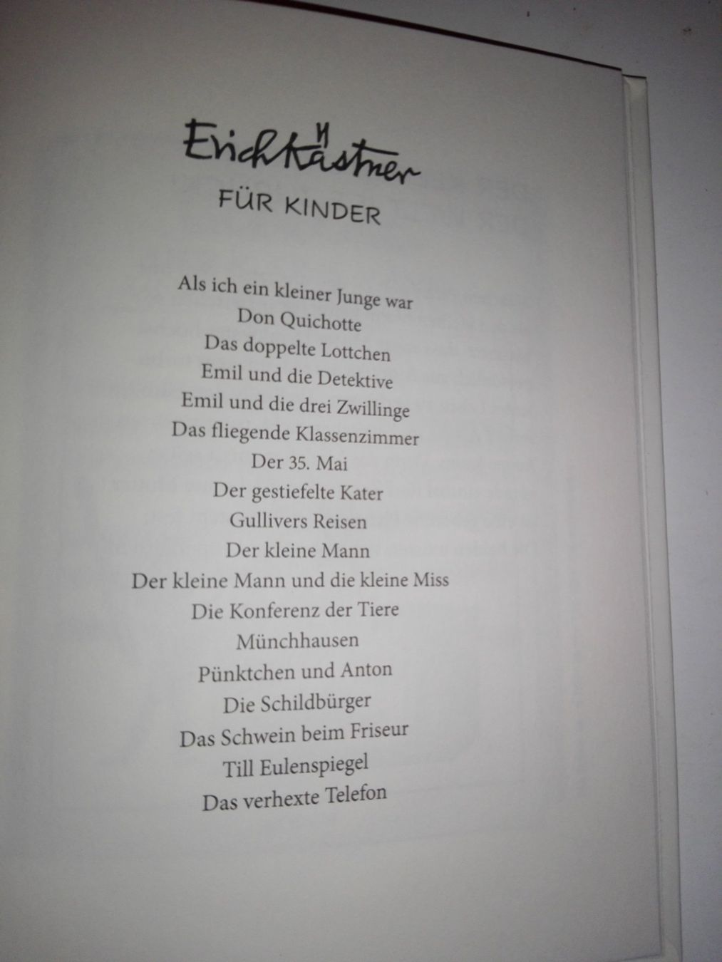Libri: Kästner: Der kleine Mann - Neuauflage 2018 – Usato da St.Gallen venduto da elk2022 3