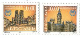 Briefmarken "Architektur". Jugoslawien
