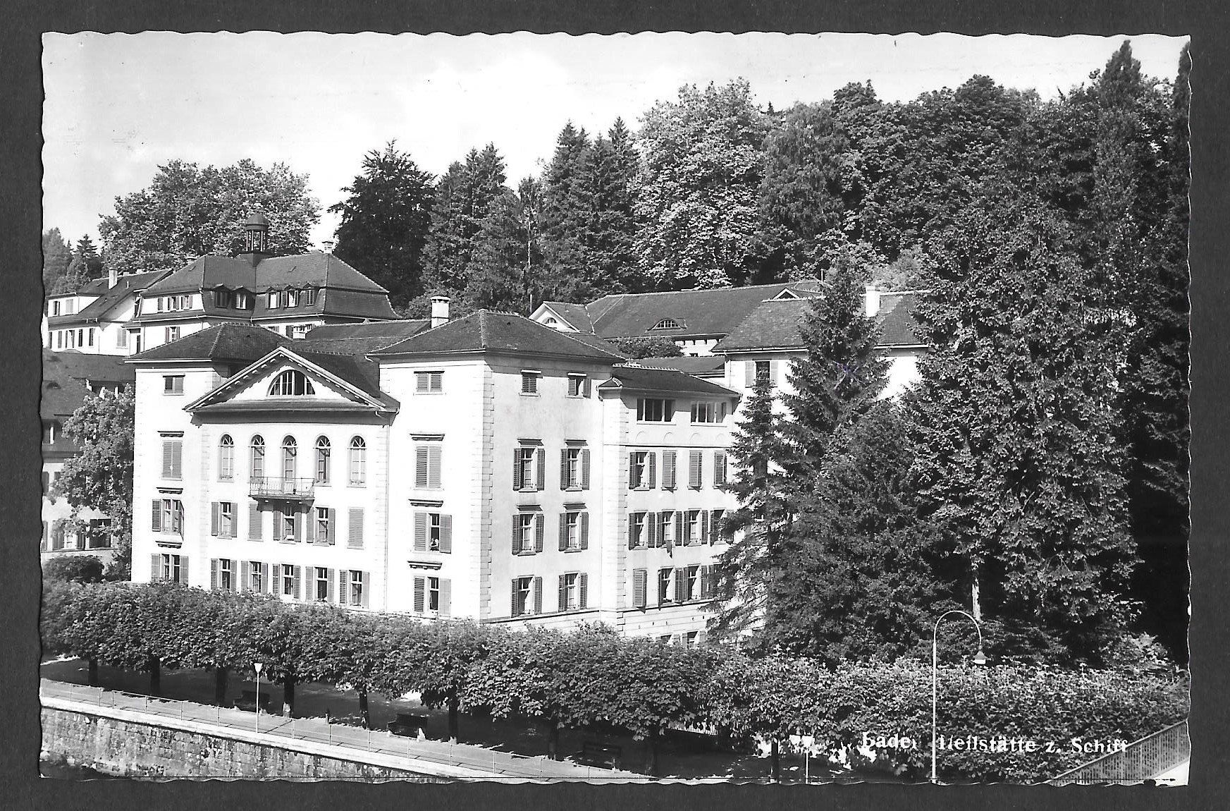 Cartoline postali: Baden Heilstätte zum Schiff – Usato da Olten venduto da clotaldi