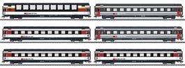Märklin H0 43671 - SBB EC-Wagen Set 6-teilig - neuwertig