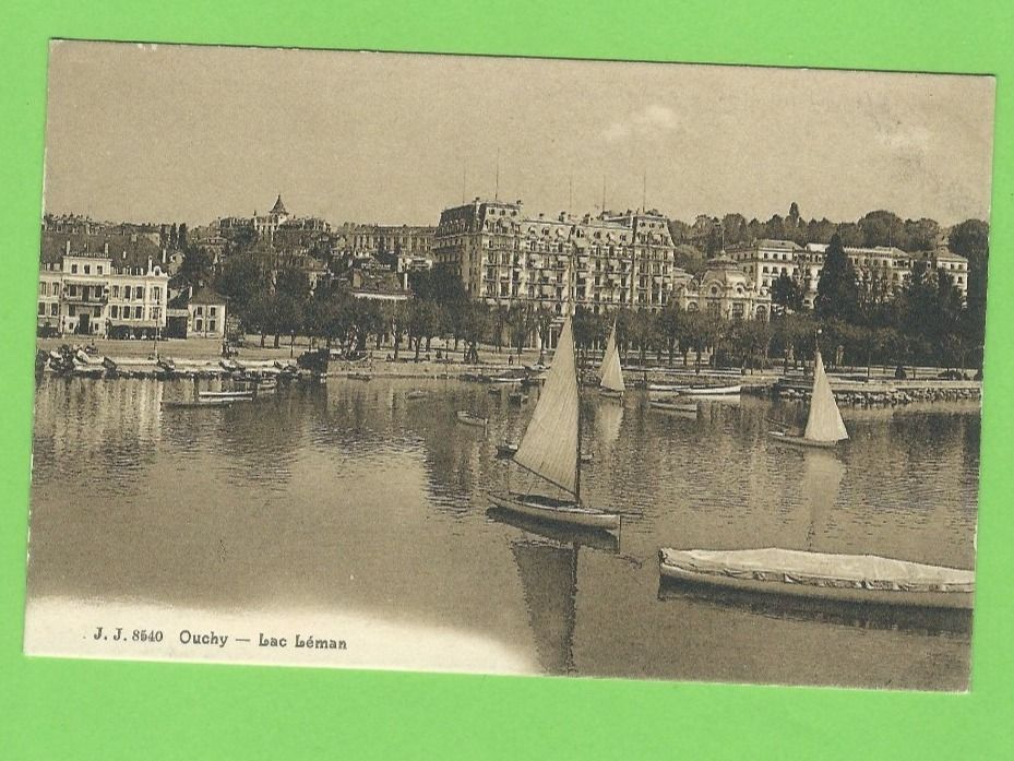 Ansichtskarten: Ouchy - Lac Léman – Gebraucht aus Zürich von t24_de
