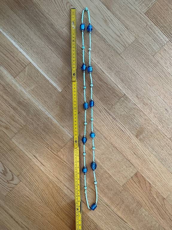 Ketten: Kette blau/Türkis Glas/Kunststein – Gebraucht aus Rothenburg von wer_g9fd 1