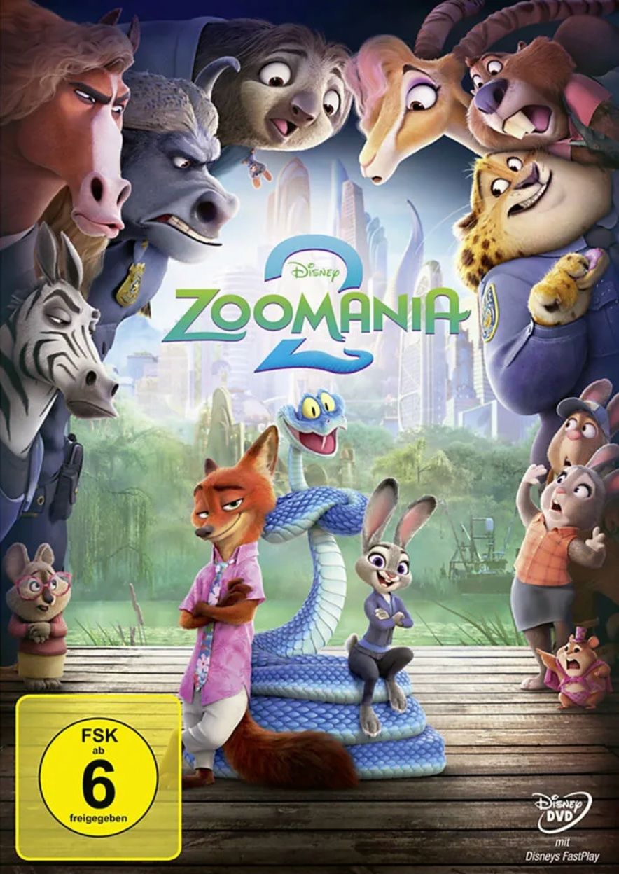 Tutti i DVDs: Zoomania 2 DVD – Nuovo (secondo la descrizione) da Mönchaltorf venduto da Xucrute2