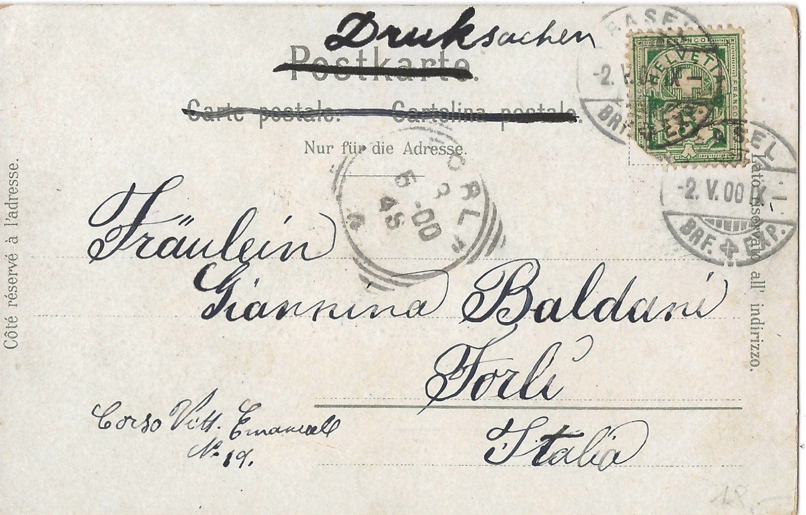 Cartes postales: Gruss aus Basel, 1900, Litho – D'occasion à Frauenfeld par Merk52 1
