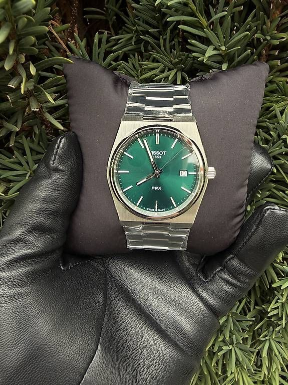 Orologi: Tissot PRX 40mm Grün – Nuovo e nell'imballaggio originale da Monthey venduto da vla_x7fz 1