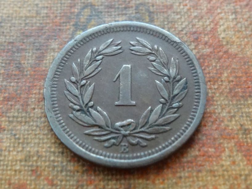 Alle Münzen: 1 Rp. 1902  (C) – Gebraucht aus Romanel-sur-Lausanne von Swift13 1