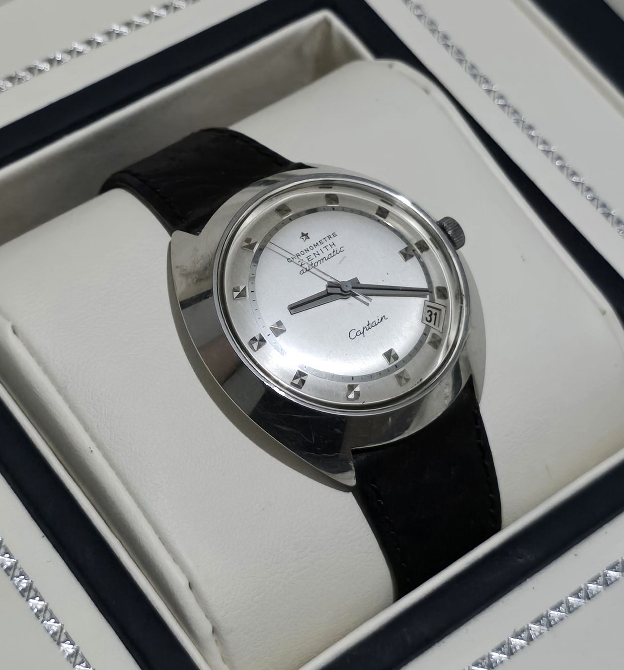 Zenith Orologi: Zenith Captain Chronomètre Automatique  – Usato da Les Acacias venduto da watinjo 4