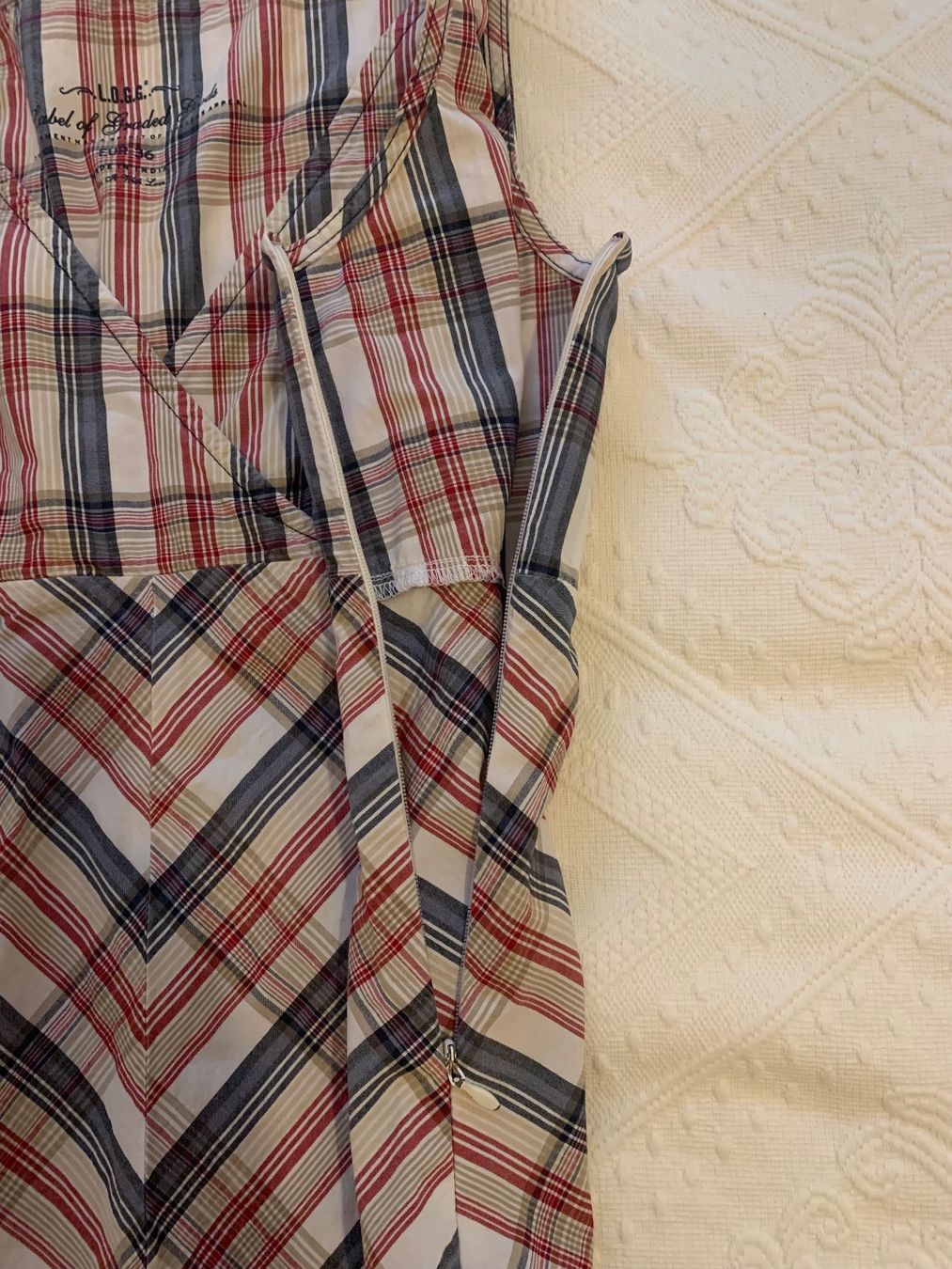 Vestiti: Sommerkleid mit V-Décolleté – Usato da Zürich venduto da p_q7q_nichtraucher 3
