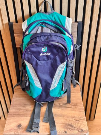 Rucksack Deuter Compact EXP 10 SL lila blau gebraucht