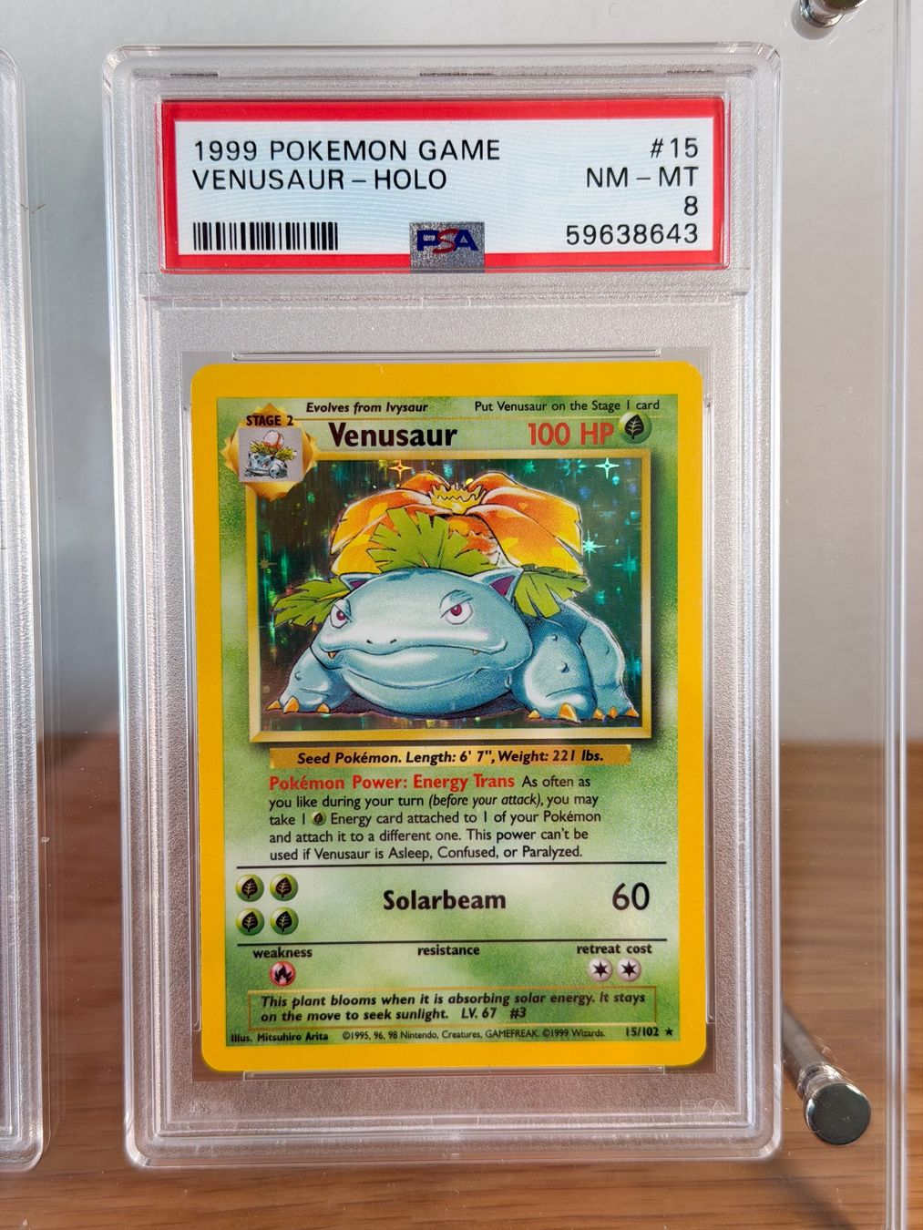 Pokémon Carte collezionabili: Pokémon Base Set Bulbasaur Ivysaur Venusaur SET PSA 8 WOTC – Usato da Montagny-Yverdon venduto da For1 3