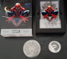 5 Gramm Silber-Foil Spidermann Agoro 2025 - Box geöffnet