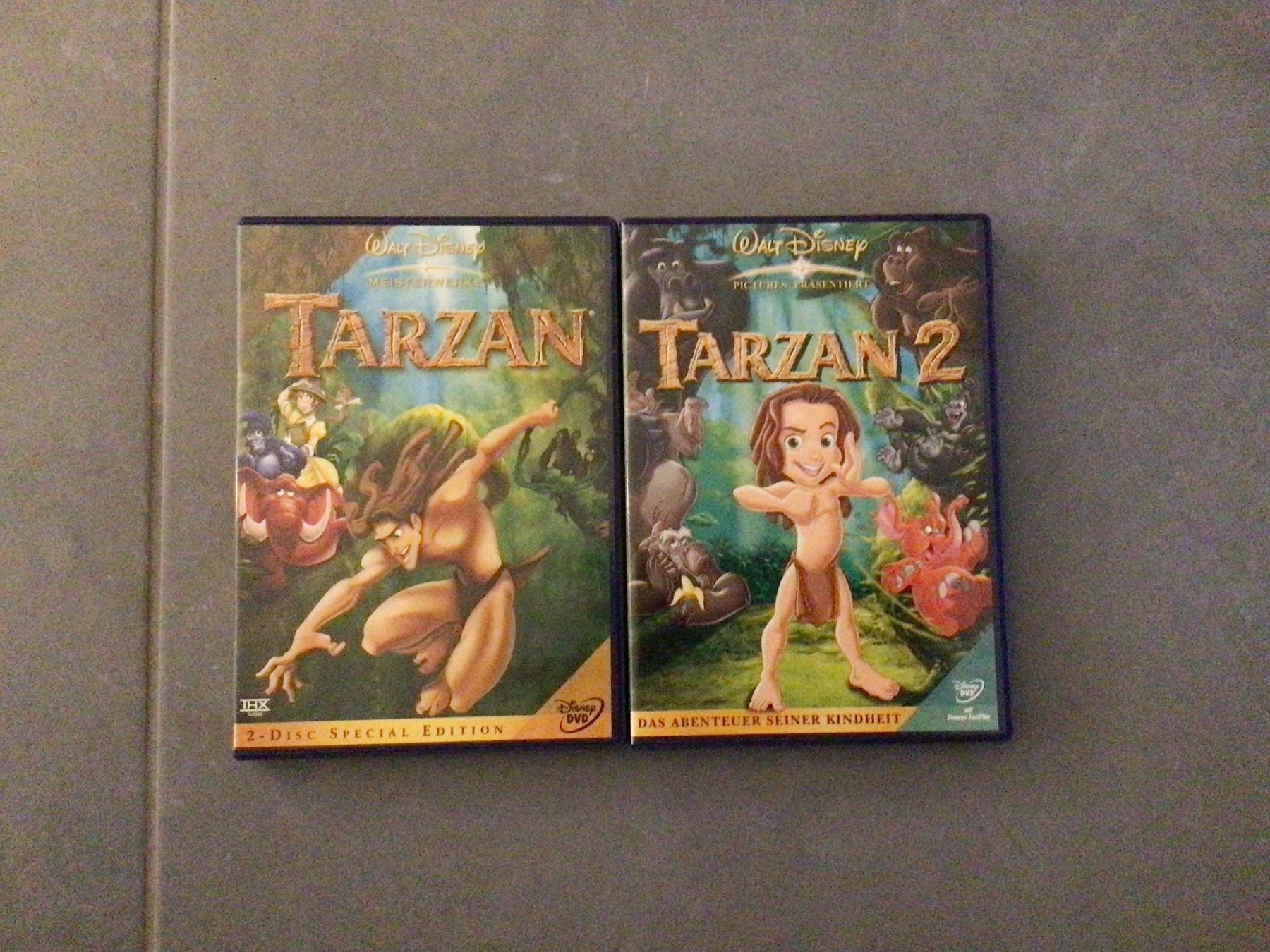 Tutti i DVDs: TARZAN 1 + 2 Box - Kinder DVDs – Usato da Theilingen venduto da Cykelnyckel 1