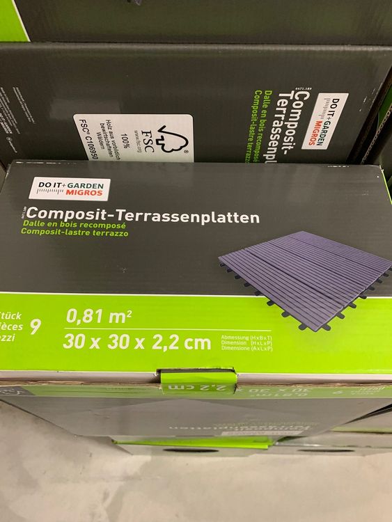 KlickKunststoffFliesen für Balkon, Terrasse, Garten Kaufen auf Ricardo