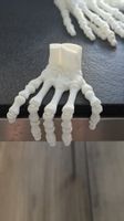 Halloween - Bewegliche Skelett Hand - Glow in the Dark