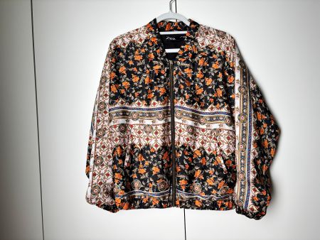 Zara Floral Bomber Jacket XS