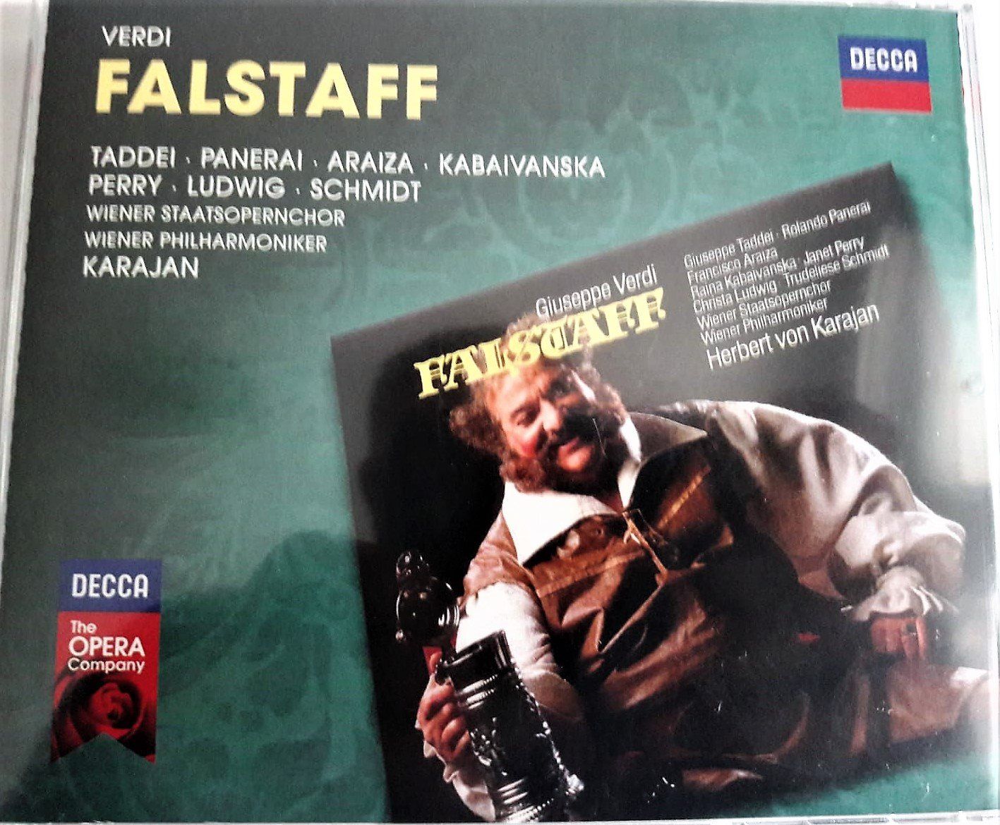 CD: CD Verdi / FALSTAFF / Karajan – Usato da Schwarzenberg LU venduto da RSPHK