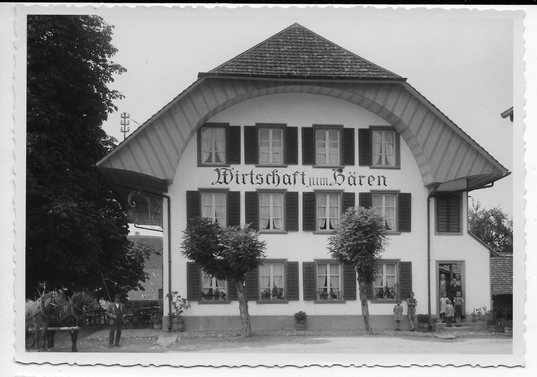 Cartoline postali: Wirtschaft zum Bären – Usato da Hefenhofen venduto da Richsalz