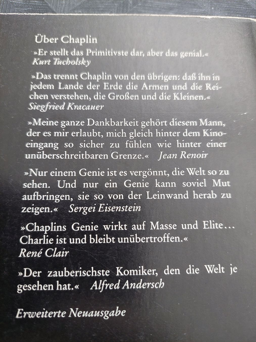 Bücher: Über  Chaplin  – Gebraucht aus Zetzwil von lanst08 2