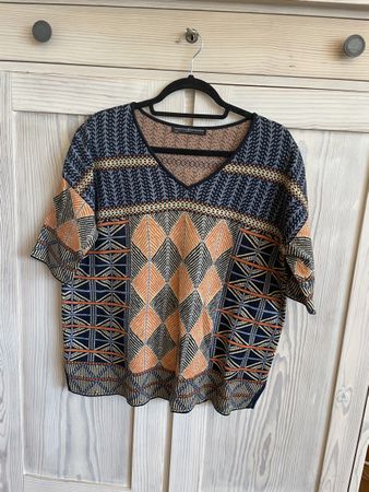 Peruvian Connection  M Pullover halbarm graphisches Muster