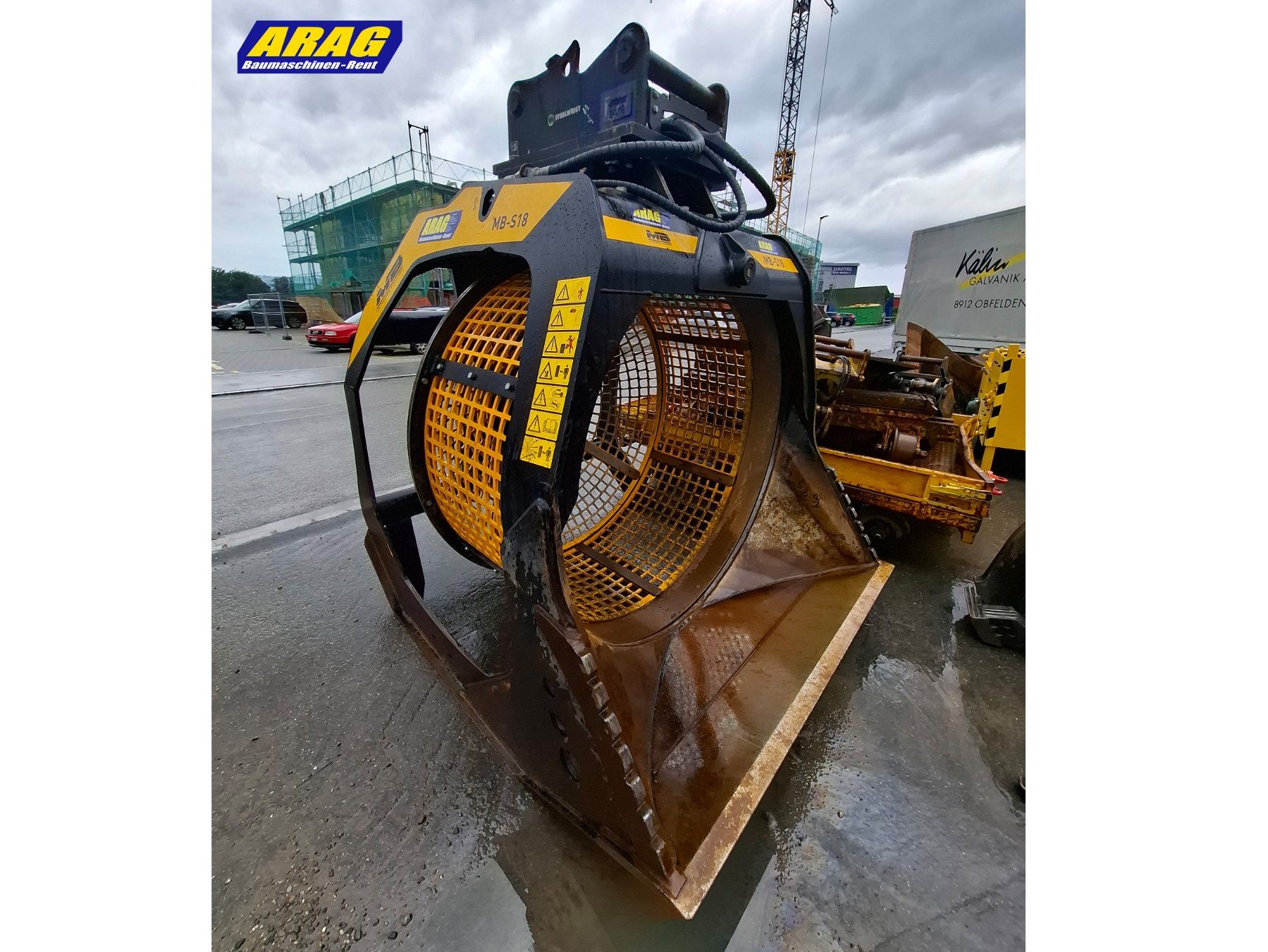 Tutte le macchine: MB - S18 S4 rotativ Sieblöffel – Usato da Hasle LU venduto da Arag08 1