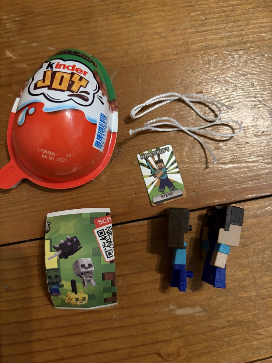 Statuette: Minecraft, Steve, Kinder Joy – Nuovo e nell'imballaggio originale da Rochefort venduto da ise_c7lc 4