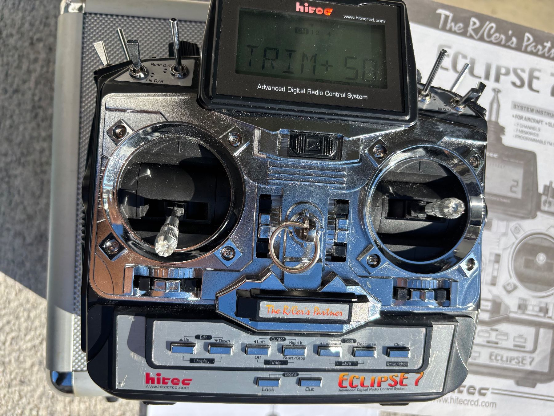 Modellismo RC: RC Hitec Eclipse 7 tch 2.4Ghz mudule PRO Radio – Usato da Chiasso venduto da Carrara-Modellismo 6