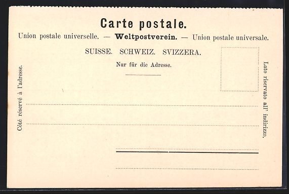 Cartoline postali: Interlaken, Unterseen, Panorama mit Gipf – Usato da Berlin venduto da bartko-reher 1
