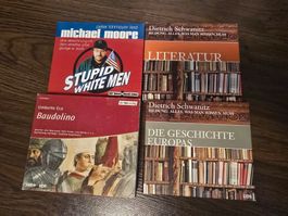 4 Hörbücher - Geschichte, Politik, Literatur