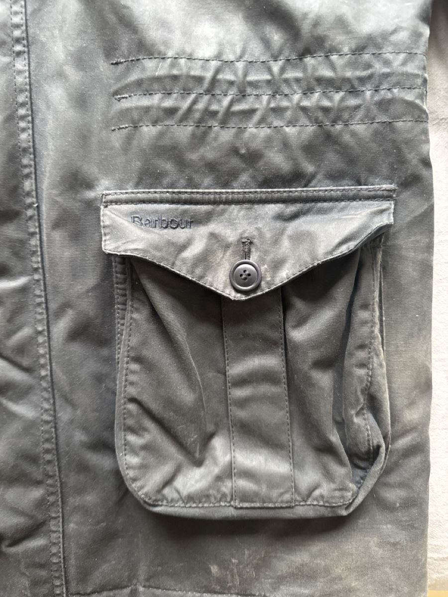 Barbour Jacken: Barbour  Wax Coat, Grey-Blue, Size M – Gebraucht aus Bottmingen von schockokuchen 4