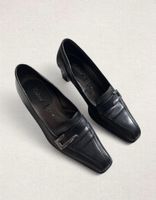 Gabor Pumps schwarz Leder Grösse 38 