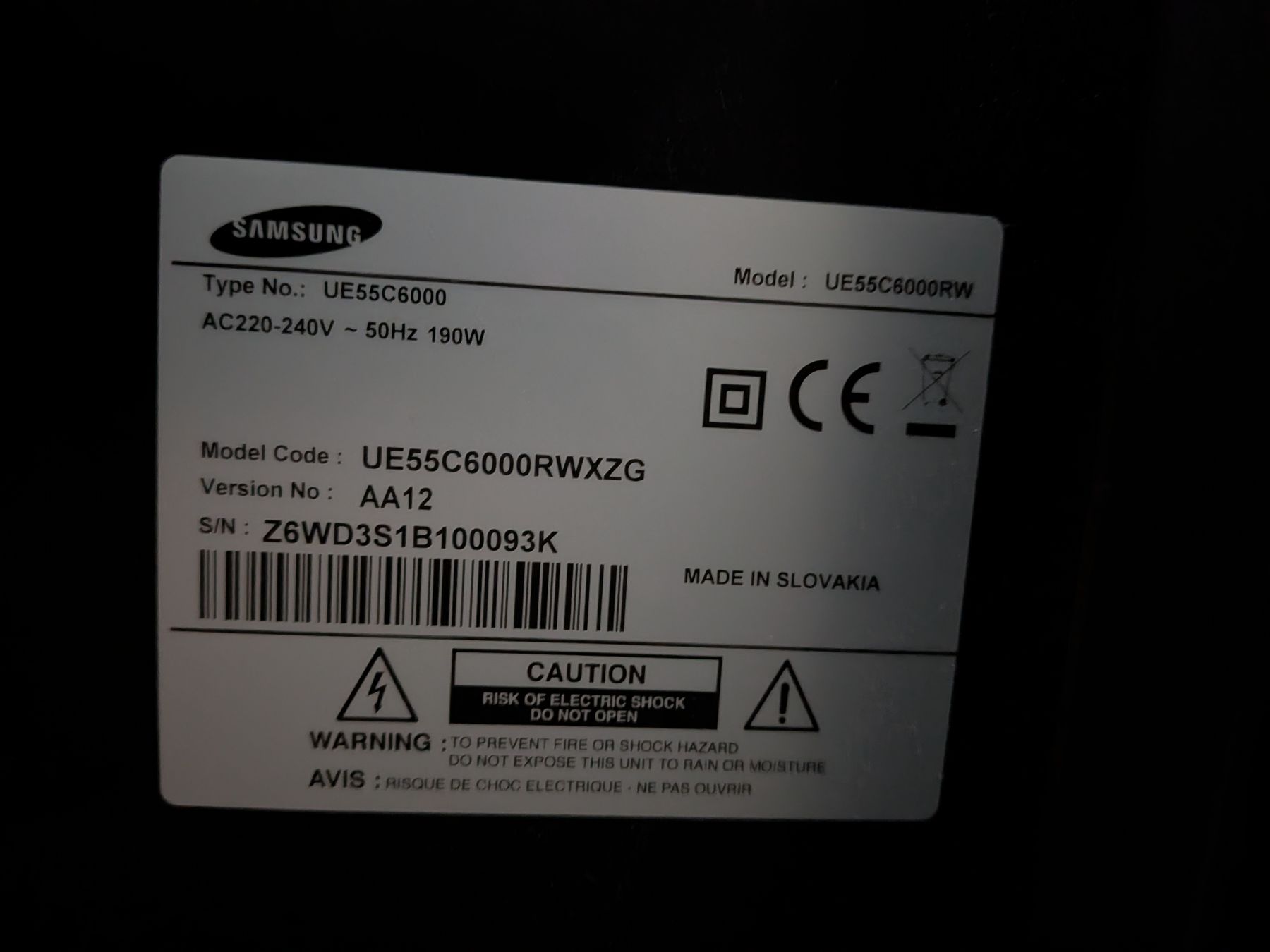 Samsung Televisori: Samsung 55" TV – Usato da Stans venduto da sve_nvz7 1