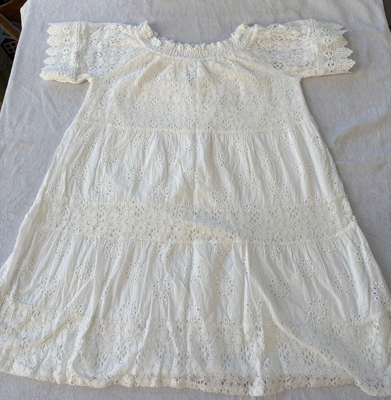 Vestiti: Kleid weiss Chicorée Gr S mit Spitze neuwertig – Usato da Hallwil venduto da maxima2006